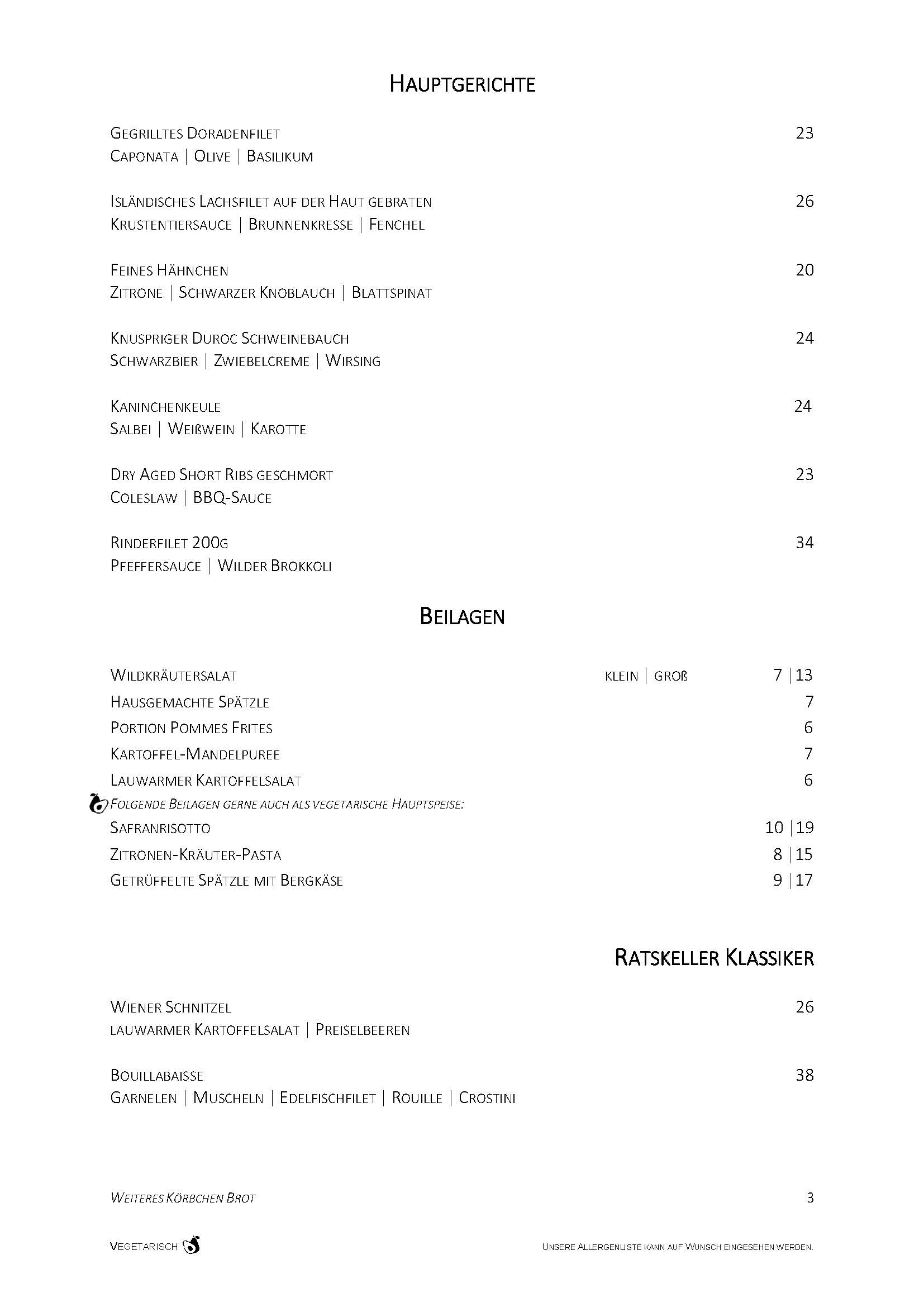 ratskeller speisekarte Image 4
